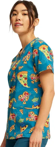 Vista 6 de Tooniforms Regalos de enfermera Mujer Scrubs Top Cuello en V TF738