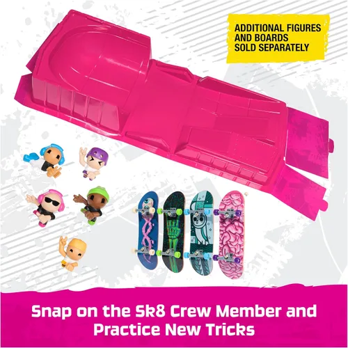 Vista 14 de TECH DECK SK8 Crew Fun Box - Juego de parque de patinaje transformable