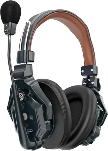 Vista 16 de Auriculares inalámbricos estéreo master Hollyland Solidcom C1 Pro ENC dúplex completo de 335m comunicación de equipo con silenciamiento PTT