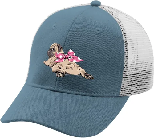 Vista 2 de Caps Pug Dog Dad Hats for Men Graphic Baseball Caps Adjustable