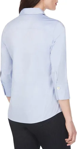 Vista 3 de Foxcroft - Camiseta de manga corta para mujer, sin hierro, sin necesidad de plancha