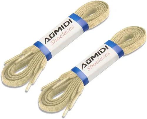 Vista 14 de 2 pares de cordones de repuesto, planos de 5/16 pulgadas para tenis de Converse Verde militar