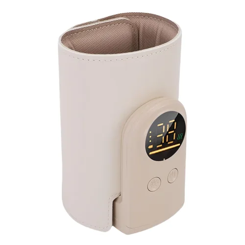 Vista 3 de Calentador de botellas portátil de calentamiento rápido con batería de 5000 mAh a prueba de calor ABS cubierta de aislamiento térmico