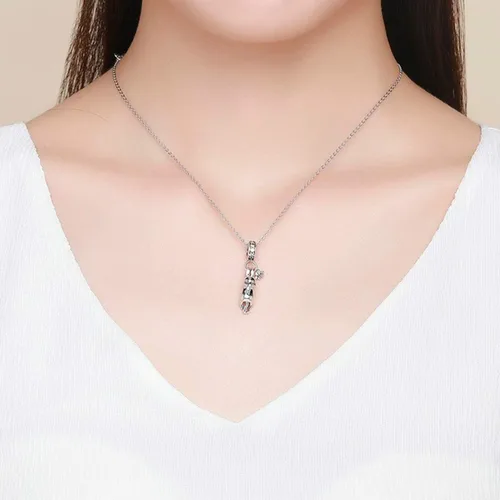 Vista 5 de Lindo dije colgante de gato apto para pandora, pulsera, collar, regalos para mujeres