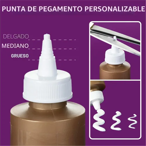Vista 5 de ALEENES 15599, adhesivo de múltiples usos (8 onzas) All-Purpose Craft Adhesive, Strong Clear-Drying Glue for Wood, Paper, Ceramic, & DIY Projects