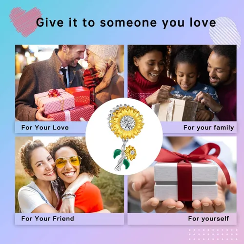Vista 7 de LUXILLA Jewelry - Dijes familiares para mujer, plata de ley 925, para pulseras, collares, día de San Valentín, día de la madre, regalo para mujeres