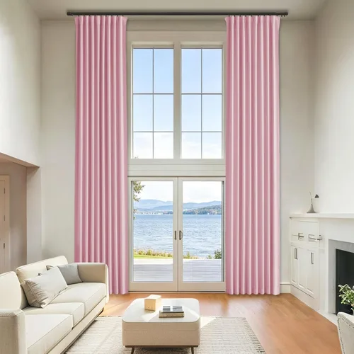 Vista 21 de Cortinas opacas de terciopelo beige para dormitorio de 52 x 72 pulgadas de largo, juego de 2 paneles - Cortinas con bloqueo de luz UV y reducción