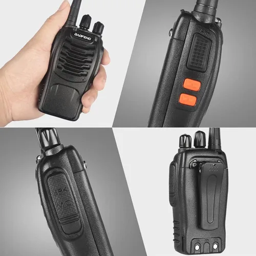 Vista 3 de BAOFENG BF-888S Walkie Talkies para adultos de largo alcance profesional de mano de 16 canales de radio bidireccional con auriculares, batería