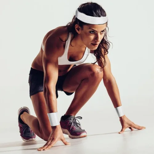 Vista 8 de ASTER Juego de 6 muñequeras para la cabeza, incluye 2 diademas deportivas y 4 pulseras deportivas a rayas coloridas para hombres y mujeres