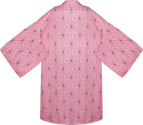 Vista 3 de Kamado Nezuko - Disfraz de anime para mujer y niña estilo kimono para fiesta de Halloween