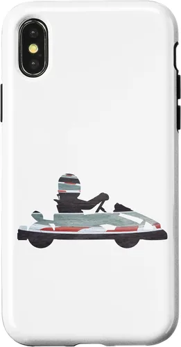 Vista 5 de Funda para iPhone 16 Go Kart Racing Race Track
