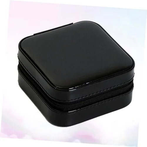 Vista 4 de VOSAREA Box Jewelry Storage Travel Cases Joyero Para Travel Jewlwery Holder Makeup Storage Organizer Pu Leather Jewelry Holder Jewelry Travel