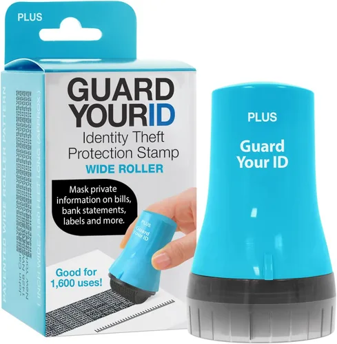 Vista 17 de Guard Your ID Advanced 2.0 Rodillos de goma para robo de identidad, borrador de dirección y prevención de seguridad (Paquete regular de 3, negro)