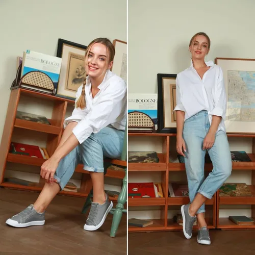 Vista 2 de JENN ARDOR - Tenis cómodos para mujer, elegantes, ligeros, adorables, planos, para caminar