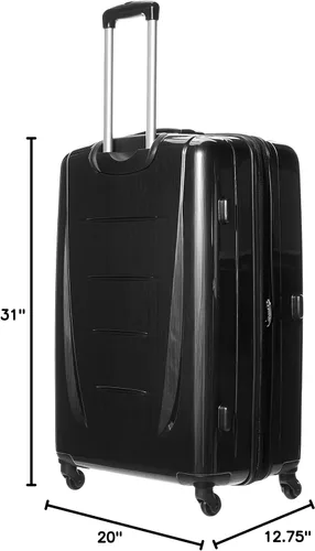Vista 209 de Samsonite Winfield 2 Equipaje rígido con ruedas giratorias, Azul profundo, Juego de 3 piezas (20/24/28)