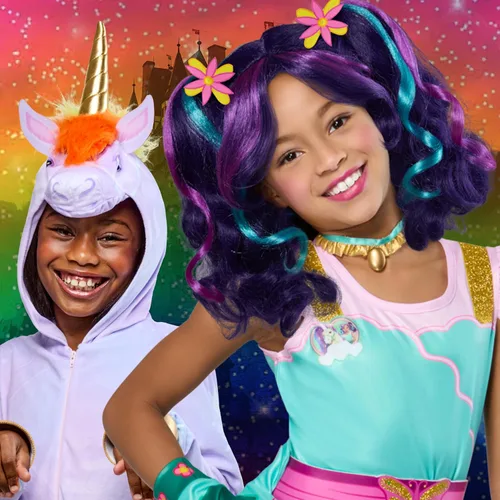 Vista 6 de Rubies Unicorn Academy Costume for Kids, Girls Costume