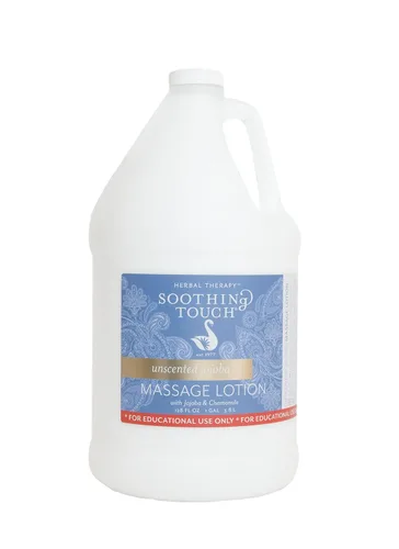 Vista 2 de Loción de masaje de jojoba Soothing Touch, sin perfume, 1