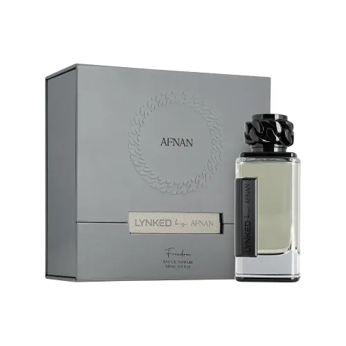 Vista 2 de Afnan Lynked Freedom (Black) For Men Eau De Parfum, 3.4 Fl. Oz