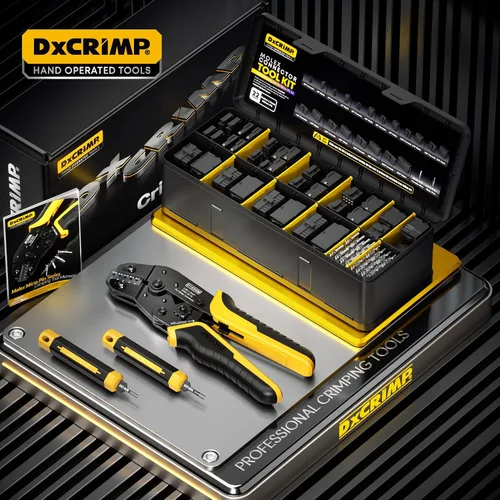 Vista 6 de Kit de herramienta de crimpado DxCRIMP Micro-Fit 3.0, 22 tipos de conectores de 2–20 pines con distancia entre ejes de 3.0mm, crimpador