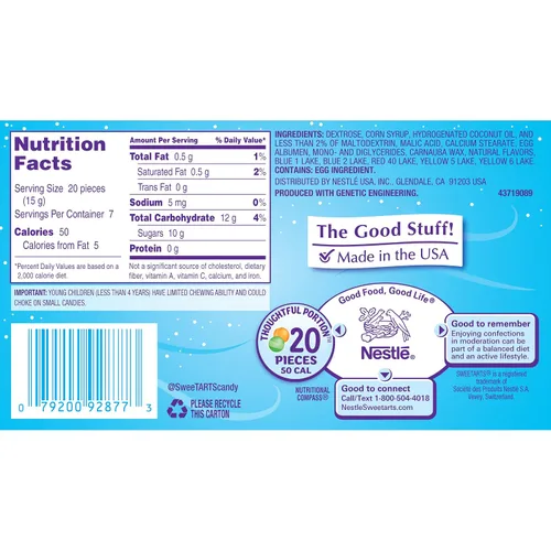 Vista 2 de SweeTARTS Mini caja de teatro masticable, 3.75 oz (paquete de 12)