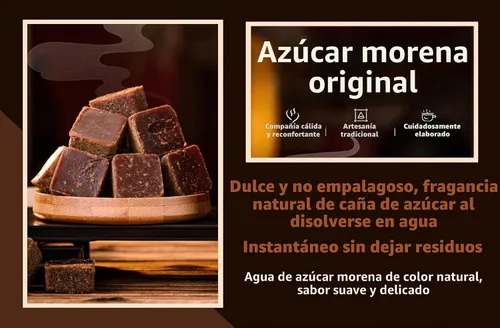 Vista 3 de Período de azúcar moreno oscuro hecho a mano 8.82 oz 8.81 oz