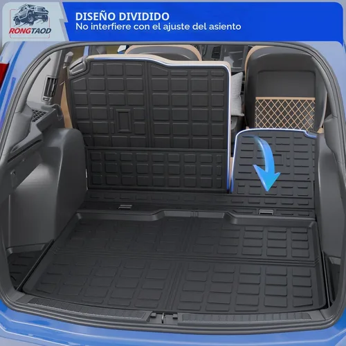 Vista 7 de Rongtaod Alfombrillas de Piso Compatibles con Honda CRV 2023 2024 2025 2026 Forro de Maletero Forro de Carga Alfombrilla de Carga Protector
