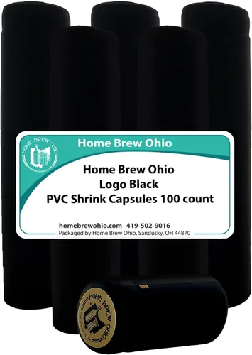 Vista 2 de Home Brew Ohio PVC negro con logotipo Home Brew Ohio negro sobre oro Top-100