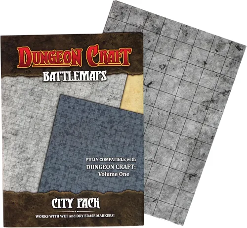 Vista 13 de Dungeon Craft RPG & DND Set de Inicio – Kit de Esenciales de Mapas Plegables – Set de 4 – Expedición