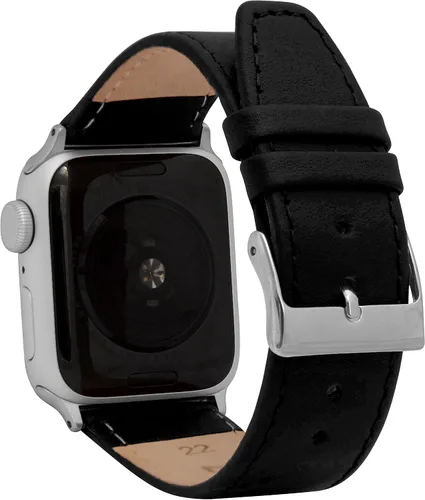 Vista 19 de Bandini Correas de cuero para mujer para Apple Watch de 1.496 pulgadas, 1.575 pulgadas, 1.614 pulgadas para mujer, correa delgada de cuero iWatch