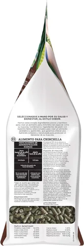 Vista 7 de Oxbow Animal Health Garden Select Chinchilla Food, receta inspirada en el jardín para chinchillas de todas las edades, sin soja o trigo, sin OMG