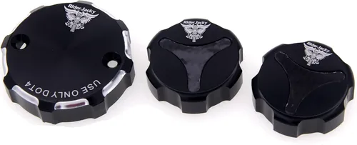Vista 3 de Para Ducati 848/EVO 2008-2013 2009 2010 2011 2012 CNC aluminio motocicleta freno delantero embrague y tapa de depósito de líquido de freno trasero