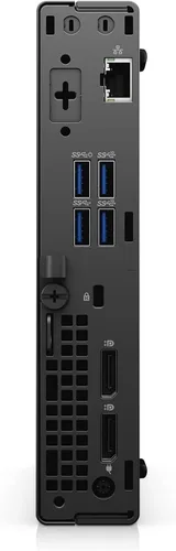 Vista 7 de Dell Optiplex 7090 Micro Desktop Core i5-10500T - Disco duro SSD de 256 GB - 16 GB RAM 6 núcleos @ 3.8 GHz Win 11 Pro Negro