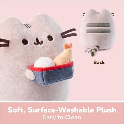 Vista 4 de GUND Pusheen Bento Box Snackable - Juguete de peluche de 9.5 pulgadas