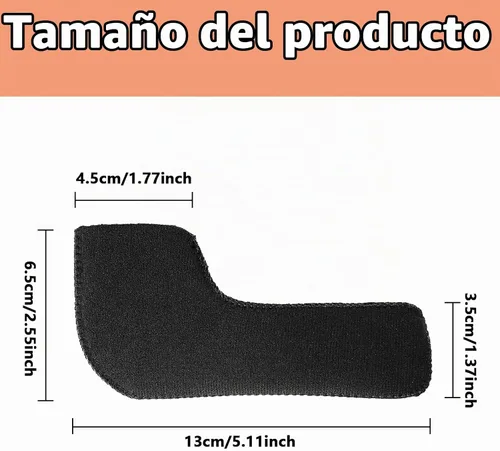 Vista 2 de moonoom 4 fundas para manijas de puerta, protector antiquemaduras para pomo de puerta, protege las manos de quemaduras y escalofríos