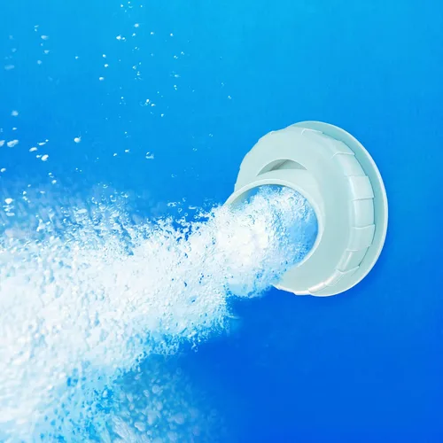 Vista 8 de Olas de verano de 8 'Ft. Piso de piscina con estructura de metal por encima del piso con bomba de filtro