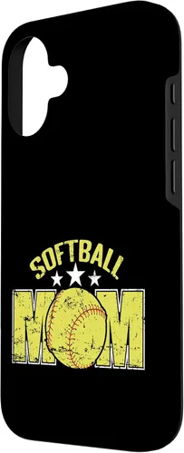 Vista 2 de Softball Mom Sports Parent Team Supporter Case for iPhone 16