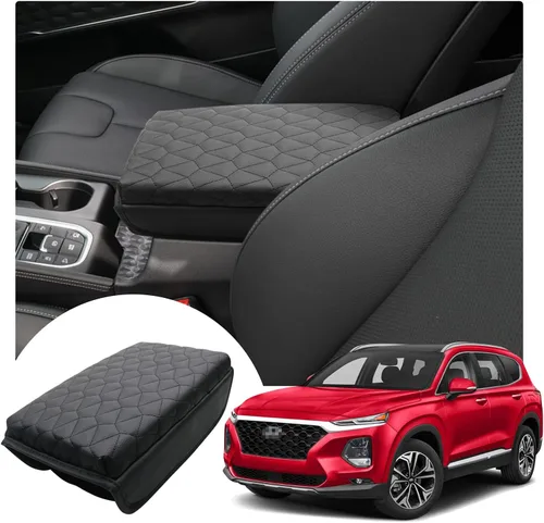 Vista 32 de YEE PIN Funda para reposabrazos central de automóvil, funda para tapa de consola Rogue X-Trail 2014-2019, caja de reposabrazos de consola central