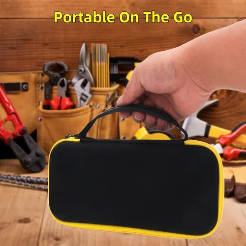 Vista 7 de YouKnow Funda de viaje compatible con destornillador inalámbrico DEWALT (DWHT66719) y puntas de destornillador con espuma personalizada