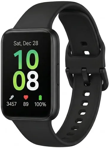 Vista 4 de SAMSUNG Galaxy FIT 3 [2024] pantalla AMOLED de 1.6" 14 días de duración de la batería Más de 100 esferas de reloj Más de 100 modos de Gris