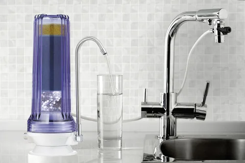 Vista 5 de NU Aqua Filtro de agua de repuesto para encimera - Alcalino de 8 etapas - Filtración de agua potable y dispensador para fregadero de cocina