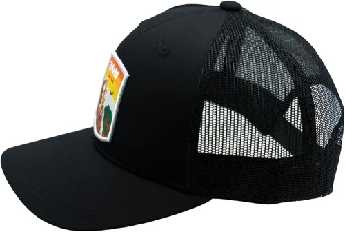 Vista 3 de Zion National Park Trucker - Sombrero ajustable para hombre y mujer, con cierre de piel de oveja borregosa, igual que el sombrero de camionero