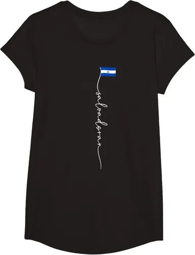 Vista 4 de Camiseta con la bandera salvadoreña de El Salvador