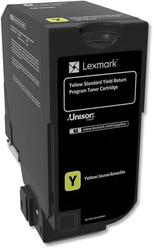 Vista 2 de Lexmark 74C10Y0 CS720, CS725, CX725 cartucho de tóner amarillo del programa de retorno