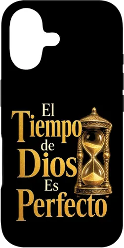 Vista 13 de Fe Cristiana El Tiempo De Dios ES Perfecto Hourglass Case for iPhone Air