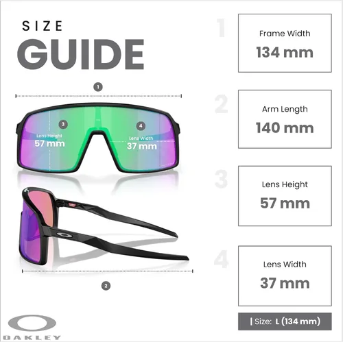 Vista 67 de Oakley Sutro OO9406 / OO9462 - Lentes de sol para hombre, kit de correa de accesorios, bolsa de microfibra