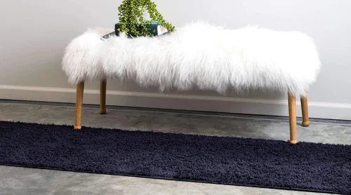 Vista 109 de Unique Loom Studio Colección Solid Shag - Alfombra Urbana Moderna Super Suave y de Felpa