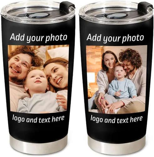 Vista 17 de Vaso de café aislado personalizado con nombre de texto, número de equipo, vaso de acero inoxidable grabado de 16 onzas, regalo personalizado