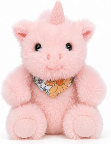 Vista 14 de Juguete de peluche suave de ratón sentado, azul