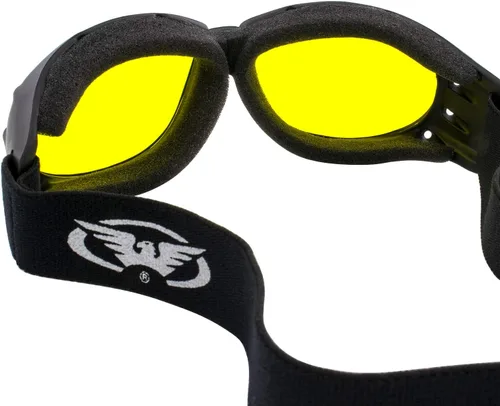 Vista 8 de Global Vision Paquete de gafas acolchadas eliminadoras para motocicleta de día y noche