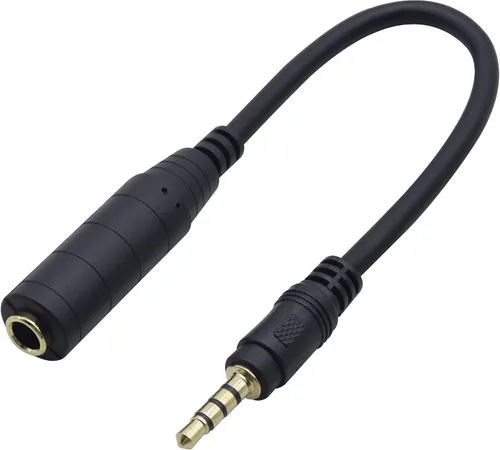 Vista 10 de Chapado en oro de 0.138 in mono 1/8 pulgadas audio macho a 0.250 in 1/4 pulgadas hembra adaptador de cable convertidor (4.9 ft/5 pies)
